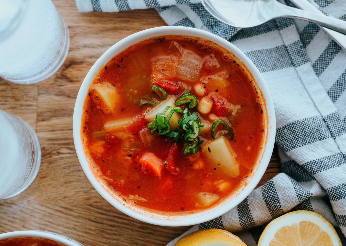 Hearty Minestrone Soup, Monday - Week 17